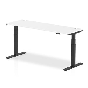 Black and White Standing Sit Desk