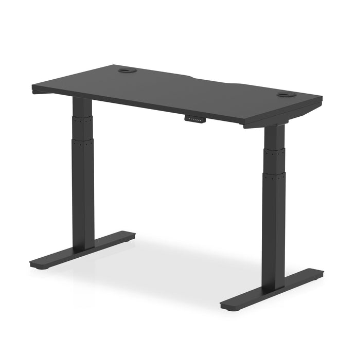 Black Slimline Stand Sit Desk