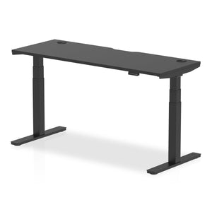 Narrow Standing Desk in Black