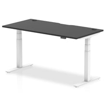 Load image into Gallery viewer, Black Height Adjustable Desk
