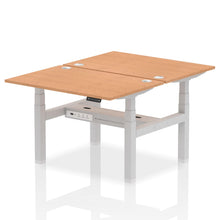 Load image into Gallery viewer, Silver and Maple 2 Person Standing Desk
