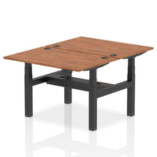 Load image into Gallery viewer, Black and Oak 2 Person Standing Desk
