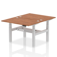 Load image into Gallery viewer, Silver and Oak 2 Person Standing Desk
