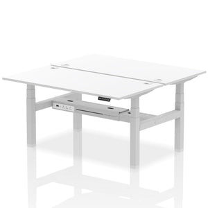 Silver and Maple Seated Standing Desk