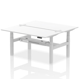 Silver and Maple Seated Standing Desk
