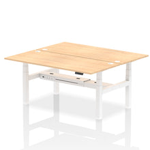 Load image into Gallery viewer, White and White Seated Standing Desk
