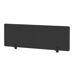 1400 x 400mm Black Desk Screen