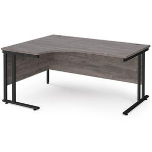 Grey Oak LH Corner Desk for Office