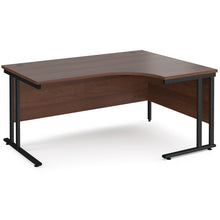 Load image into Gallery viewer, Walnut Corner Desk for Office
