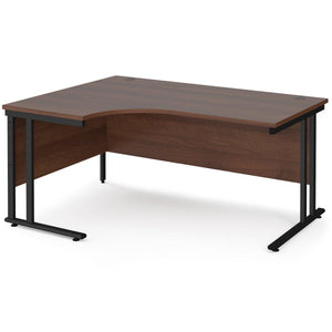 LH Walnut Corner Desk for Office