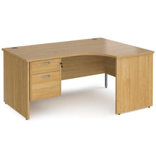 Load image into Gallery viewer, Right Hand Oak L Shaped Desk
