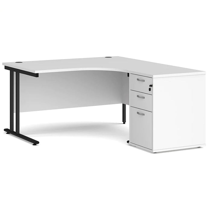Corner Desk in White - Fenstone®