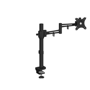 Luna Flat Screen Monitor Arm in Black 