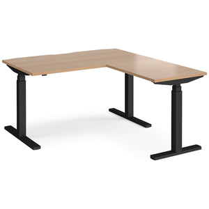 Sit Stand Electric L Shaped Desk - Fenstone®
