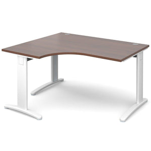 Trello Left Hand Walnut Corner Desk