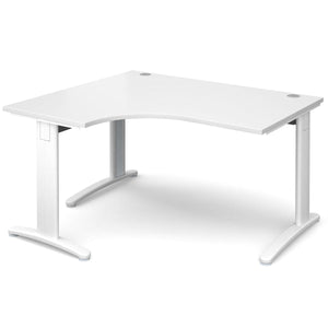 Trello Left Hand White Corner Desk