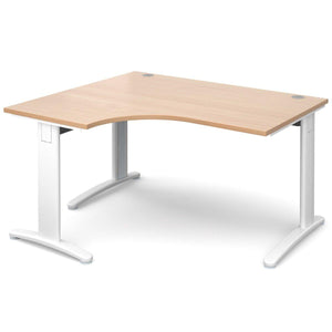 Trello Left Hand Beech Corner Desk