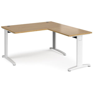 Trello Oak L Shaped Desk 