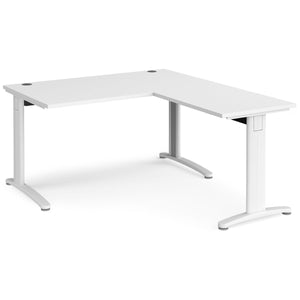 Trello White L Shaped Desk 