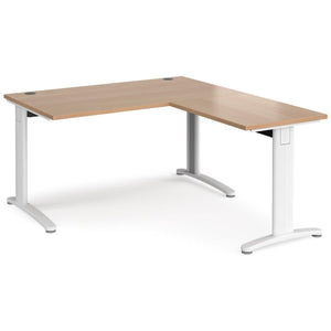 Trello Beech L Shaped Desk 